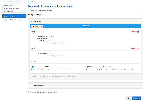compte infomaniak